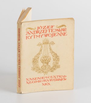 TESLAR Jozef Andrew - War Rhythms 1914-1916 [1916] [cover by Antoni Procajlowicz].