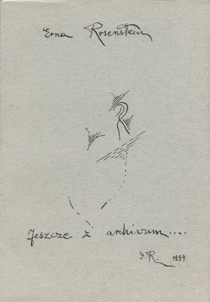 ROSENSTEIN Erna - Still from the Archives [first edition 1994].