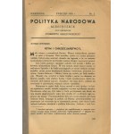 National Politics. Issue 2 of April 1938 [Dmowski, Wasiutyński, Kozicki].