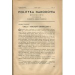 National Politics. Number 3 of May 1938 [Dmowski, Berezowski, Giertych].