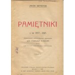 GIEYSZTOR Jakub - Pamiętniki z lat 1857-1865 [Wilno 1921]