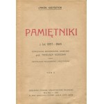 GIEYSZTOR Jakub - Pamiętniki z lat 1857-1865 [Wilno 1921]
