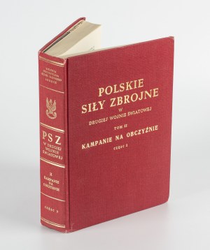 Polish Armed Forces in World War II. Volume II. Campaigns Abroad [London 1959, 1975].