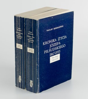 JĘDRZEJEWICZ Wacław - Chronicle of the life of Józef Piłsudski 1867-1935 [London 1977] [AUTOGRAPH AND DEDICATION].