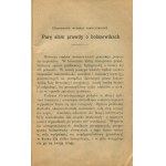 DUMAS Charles - Prawda o bolszewikach. Dokumenty i noty świadka [Paryż 1919]