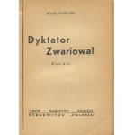 NASIELSKI Adam - Dyktator zwariował. Powieść [1939] [okł. Stanisław Łuckiewicz]