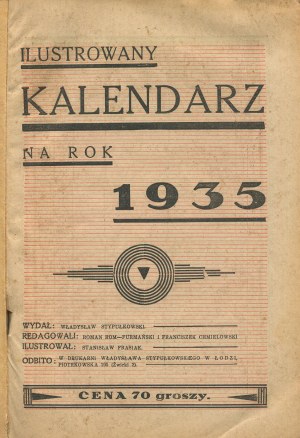 Illustrated calendar for 1935 [illus. Stanislaw Frasiak].