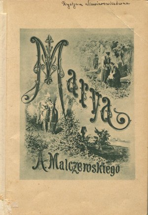 MALCZEWSKI Antoni - Maria. A Ukrainian Novel [1878] [illustrated by M. E. Andriolli] [signed binding by Karol Wojcik].