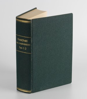 GAJEWSKI Franciszek of Blociszewa - Memoirs of a Colonel of the Polish Army (1802-1831) [1913].