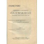 GAJEWSKI Franciszek z Błociszewa - Pamiętniki pułkownika Wojsk Polskich (1802-1831) [1913]