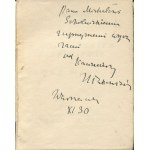 IŁŁAKOWICZÓWNA Kazimiera - Opowieść o moskiewskim męczeństwie. Złoty wianek [wydanie pierwsze 1927] [AUTOGRAF I DEDYKACJA]