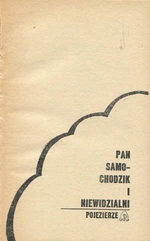 NIENACKI Zbigniew - Pan Samochodzik i Niewidzialni [first edition 1977] [cover by Bożena Jankowska].