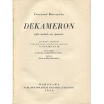 BOCCACCIO Giovanni - Decameron. Complete edition of one hundred tales [1930] [il. Maja Berezowska].
