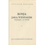 SKRZYPEK Stanisław - Rosja jaką widziałem. Wspomnienia z lat 1939-1942 [wydanie pierwsze Newtown 1949]
