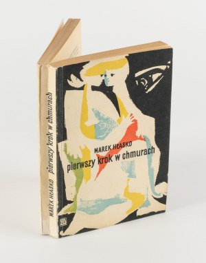 HŁASKO Marek - Pierwszy krok w chmurach [first edition 1956] [cover by Jan Młodożeniec].