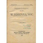 REYMONT Władysław St. - W jesienną noc [wydanie pierwsze 1900]
