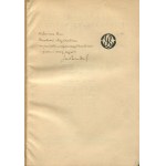 PARANDOWSKI Jan - Odwiedziny i spotkania [1934] [AUTOGRAF I DEDYKACJA]