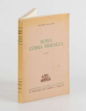 HŁASKO Marek - Owl, the Baker's Daughter. A novel [first edition Paris 1968].