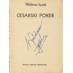 ŁYSIAK Waldemar - Cesarski poker [wydanie pierwsze 1978] [AUTOGRAF]