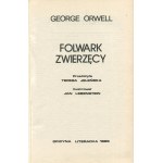 ORWELL George - Folwark zwierzęcy [1985] [il. Jan Lebenstein]