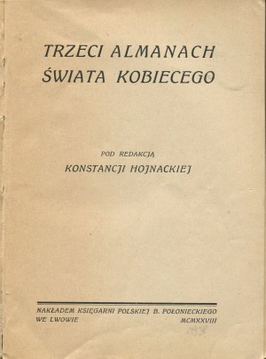HOJNACKA Konstancja [ed.] - The Third Almanac of the Women's World [1928] [cover by Stefan Norblin].