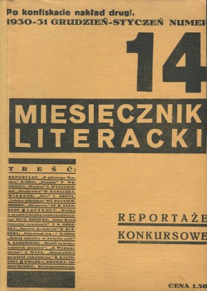 A monthly literary magazine. Number 14 of December-January 1930/1931