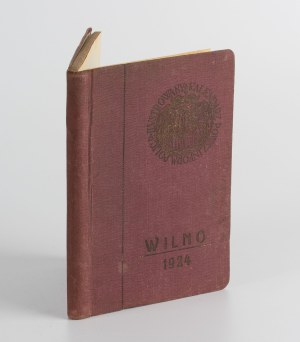 Illustrated general information calendar of the Vilnius Land State Police for the year 1924