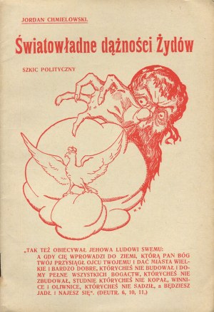 CHMIELOWSKI Jordan - Worldly aspirations of the Jews. A political sketch [1921].