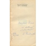 REDLIŃSKI Edward - Listy z rabarbaru [debiut] [wydanie pierwsze 1967] [AUTOGRAF I DEDYKACJA]