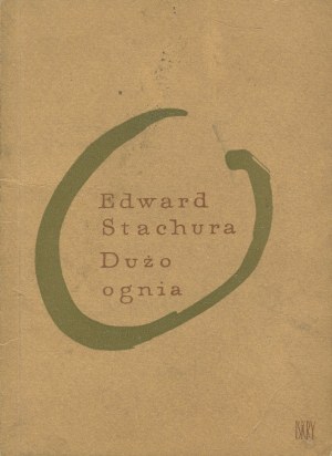 STACHURA Edward - Much Fire [poetic debut] [first edition 1963].