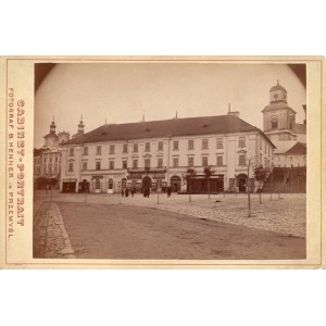 [fotografia] Przemyśl. Rynek. Fotograf Bernard Henner [ok. 1890]