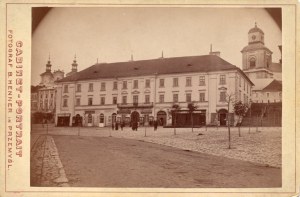 [Photo] Przemyśl. Market Square. Photographer Bernard Henner [ca. 1890].