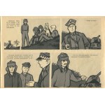 KOBYLIŃSKI Szymon, PRZYMANOWSKI Janusz - Przygody pancernych i psa Szarika oraz innych dzielnych żołnierzy, rysunkami opowiadane. Tom III [wydanie pierwsze 1971]
