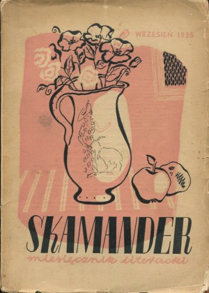 Skamander. Monthly literary magazine. Booklet LXII of September 1935 [cover by Eugenia Różanska, ill. by Feliks Topolski].