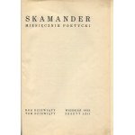 Skamander. Monthly literary magazine. Booklet LXII of September 1935 [cover by Eugenia Różanska, ill. by Feliks Topolski].