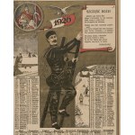 Kalendarz ścienny z kominiarzem na rok 1926