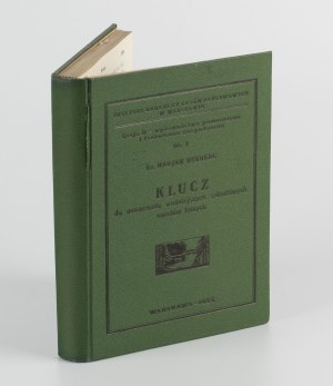 NUNBERG Marian - Key to the determination of the more important harmful forest insects [1935].