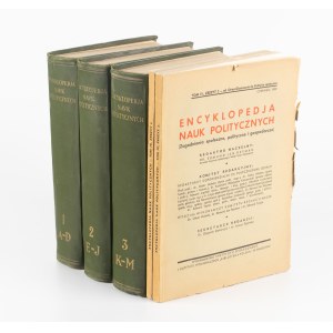 REYMAN Edmund Jan [red.] - Encyklopedia nauk politycznych. Zagadnienia społeczne, polityczne i gospodarcze [1936-1939]