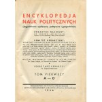 REYMAN Edmund Jan [red.] - Encyklopedia nauk politycznych. Zagadnienia społeczne, polityczne i gospodarcze [1936-1939]