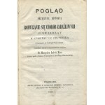 MALCZ Mieczysław Ludwik - Pogląd na przyczyny, historię i rozwijanie się chorób zaraźliwych u zwierząt w stosunku do człowieka. (Przyczynek do patologii porównawczej) [1865]