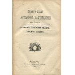 WIŚLICKI Józef Mikołaj - Zarysy ziemi opatowskiej i sandomierskiej pod względem historycznym, statystycznym, rolniczym, fabrycznym i handlowym [1862]