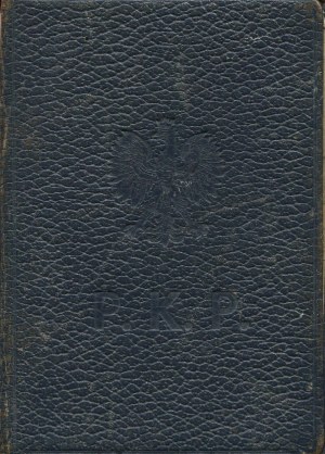 Identity card of Jozef Otorowski, engine driver of the Siedlce steam locomotive depot, entitling to reduced travel on state railroads [1937].