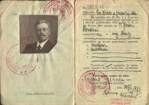 Weapons permit for Jerzy Hozer of the Hozery estate in Grodzisk Mazowiecki municipality [1933].