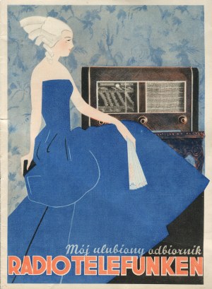 My favorite Telefunken radio receiver. Advertising catalog [1938-1939] [designed by Atelier Girs-Barcz].