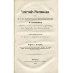 KLEVER J. W. - Farmakopea weterynaryjna czyli leki stosowane w medycynie weterynaryjnej (...) Podręcznik dla weterynarzy, rolników i hodowców zwierząt (Veterinair-Pharmacopoe oder die in der Veterinärmedizin Anwendung findenden Arzneimittel) [Dorpat 1862]