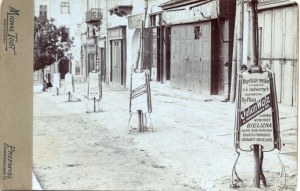 [Photo] Przemyśl. Franciszkańska street? Atelier of Michal Todt [ca. 1900].