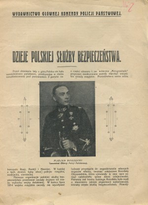 [ephemeral print] History of the Polish Security Service [ca. 1924].
