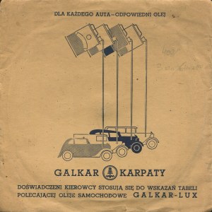 Rotary road map of Poland by Galkar Karpaty [ca. 1939].