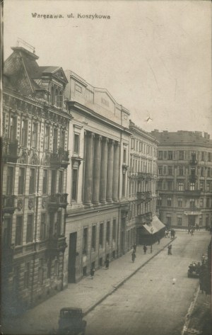 [Postcard] Warsaw. Koszykowa Street [1927].
