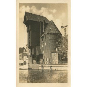 [pocztówka] Gdańsk (Danzig). Żuraw (Krantor)